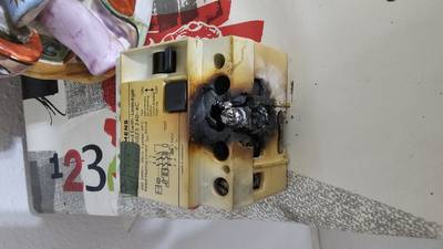 Burnt RCCB